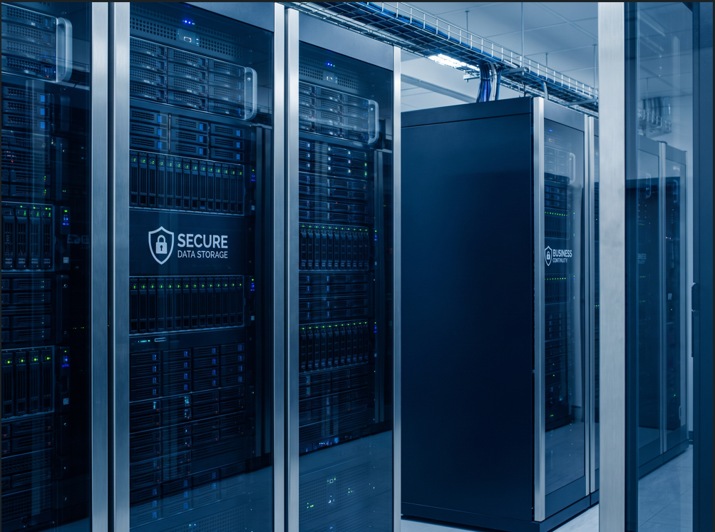 Secure data center server racks